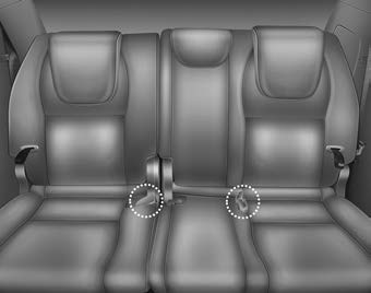 Kia Carnival: Rear seat adjustment. 