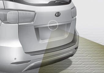 Kia Carnival: Rearview camera. 