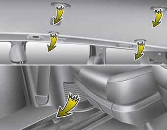 Kia Carnival: Rear climate control. 