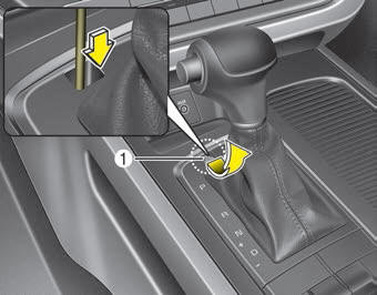 Kia Carnival: Automatic transaxle operation. Shift-lock override