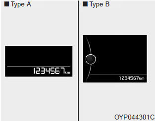 Kia Carnival: Gauges. The odometer Indicates the total distance that the vehicle has been driven and